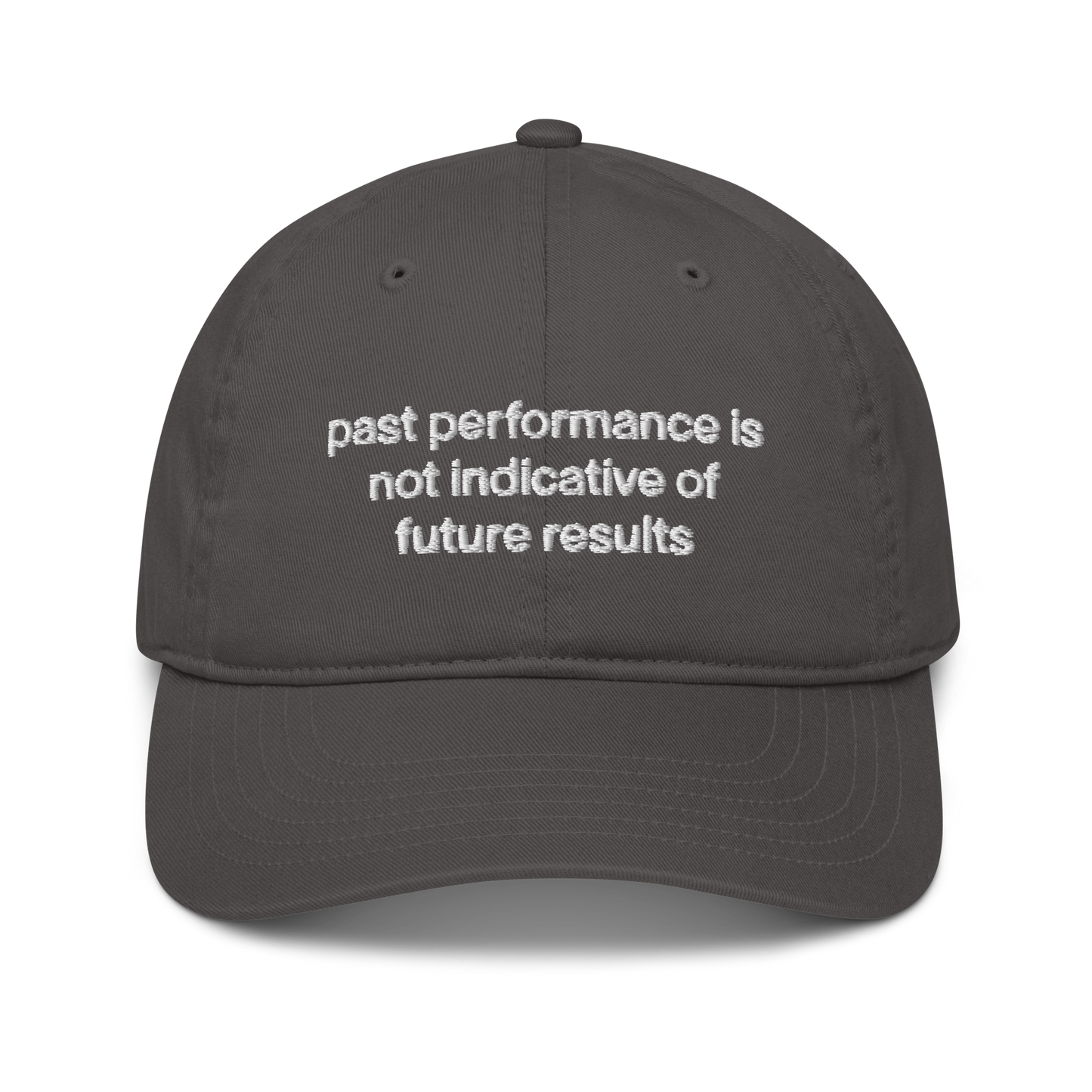 Past performance is not indicative of future results